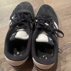 Adidas Men's Black and White Sneakers